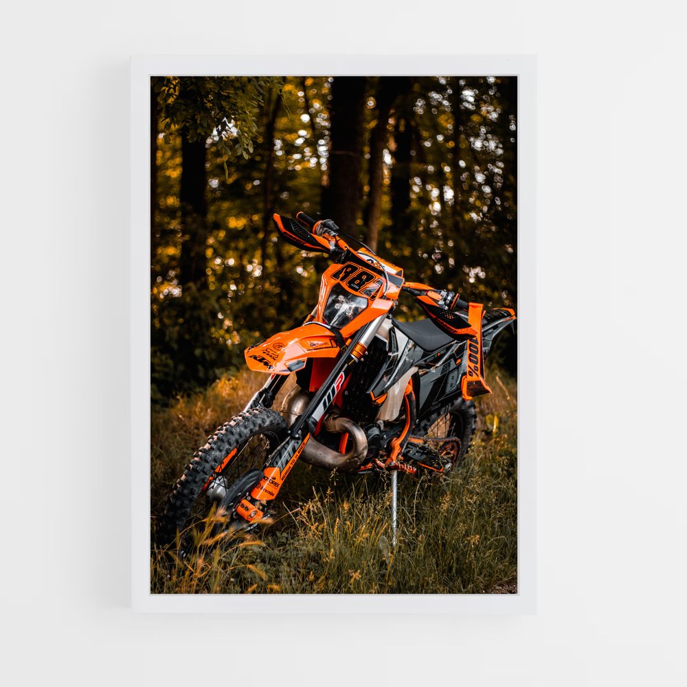 Poster Sentier Sauvage – affiche KTM Moto (vue 3)